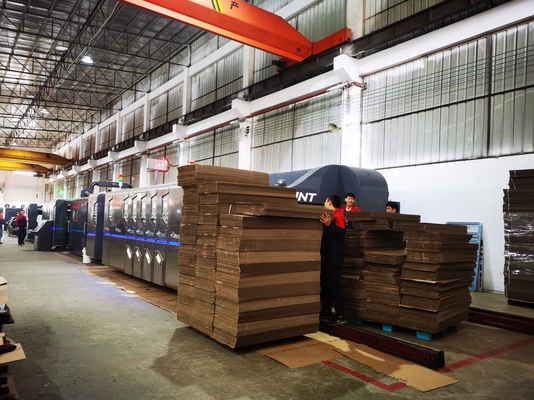 Corrugated Non Crush Feeder Flexo Folder Gluer FFG Caser Slotter Die Cutting Machine