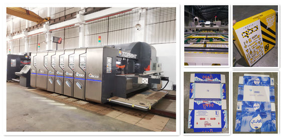 150 Sheet/Min Corrugated Box Die Cutting Machine Automatic Pizza Box Making Machine