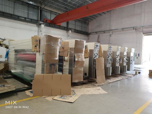 3 Color Flexo Printing Machine , Automatic Corrugated Box Making Plant